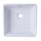 Eago EAGO BA130 15" SQUARE CERAMIC ABOVE MOUNT BATHROOM BASIN VESSEL SINK BA130 - alternate 7